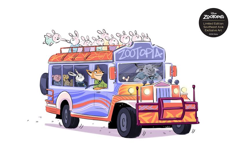Disney's "Zootopia" Southeast Asia Exclusive Art Drawn by Thai Animator